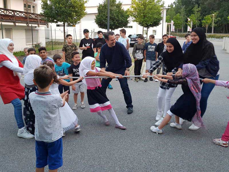 IGP Islamunterricht: Kinder und Imam