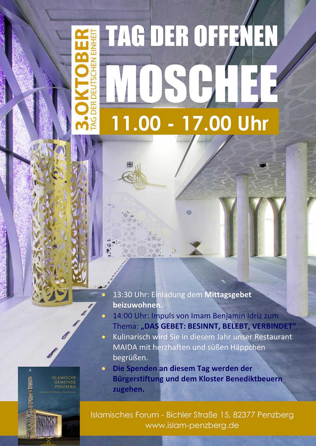 Moschee Penzberg: Tag der offenen Moschee 2023